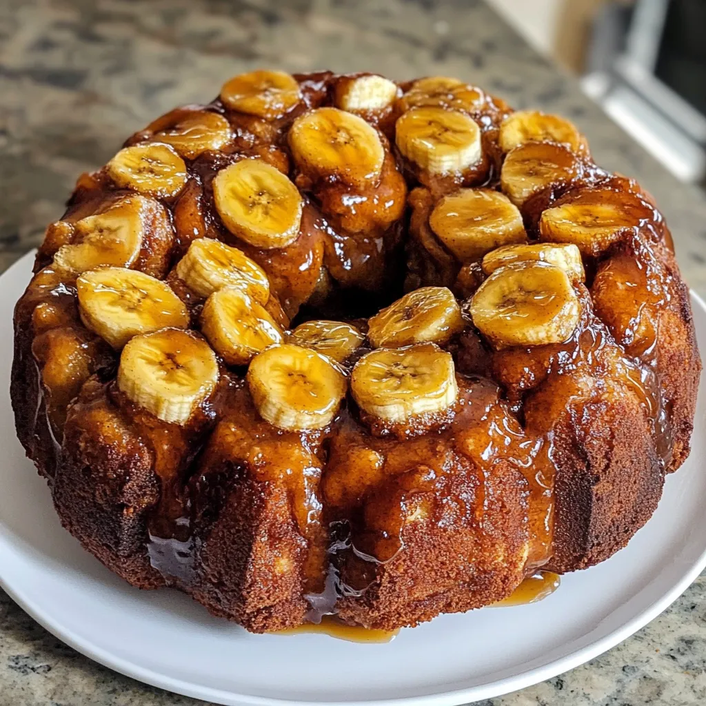 Homemade Banana Monkey Bread Recipe