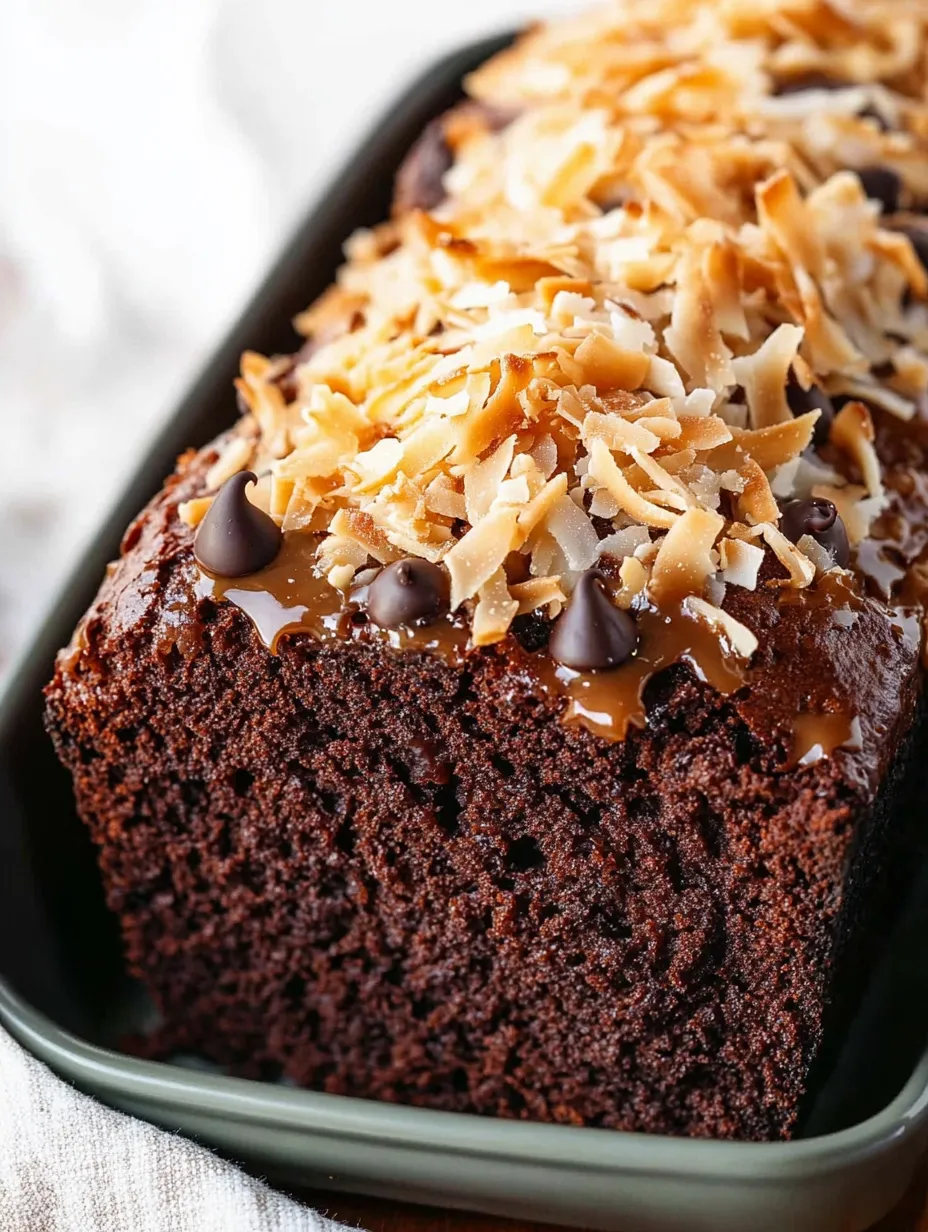 Toasted Coconut Chocolate Banana Bread Recipe