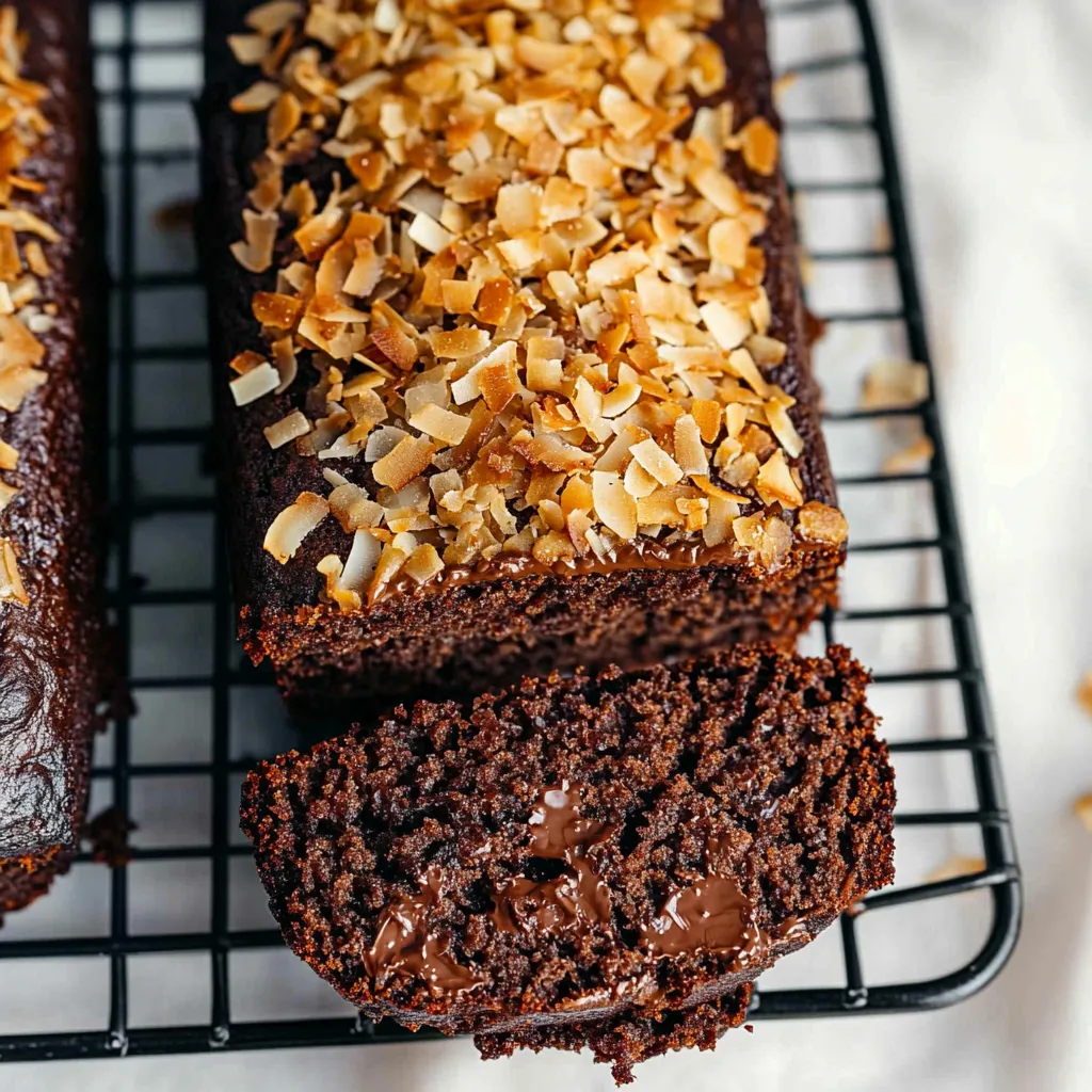 Best Toasted Coconut Chocolate Banana Bread Recipe