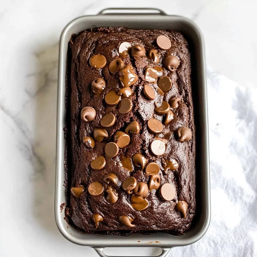 Decadent Triple Chocolate Banana Bread