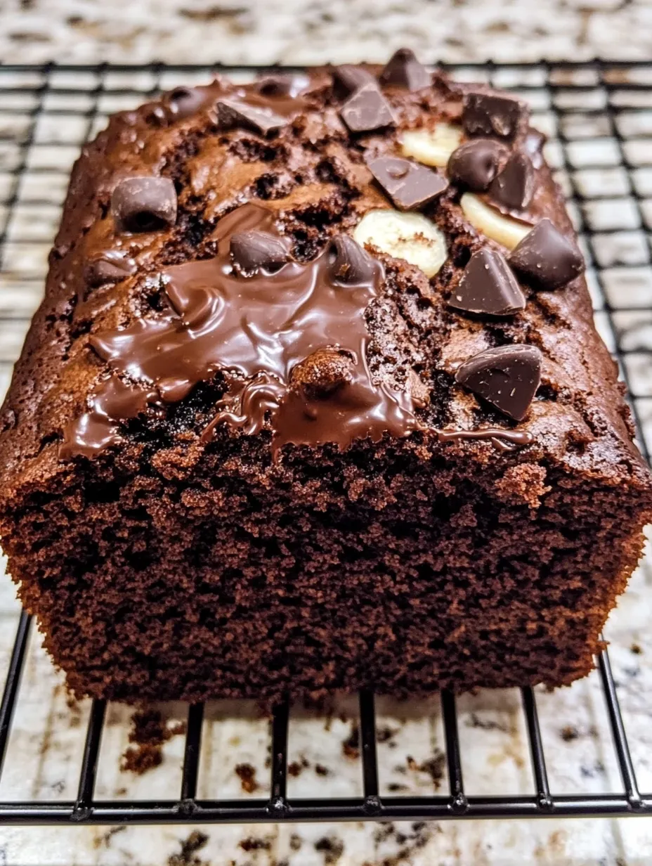 Easy Triple Chocolate Banana Bread Recipe