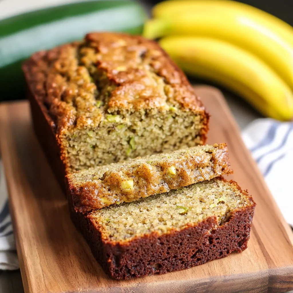 zucchini banana oat bread Recipe