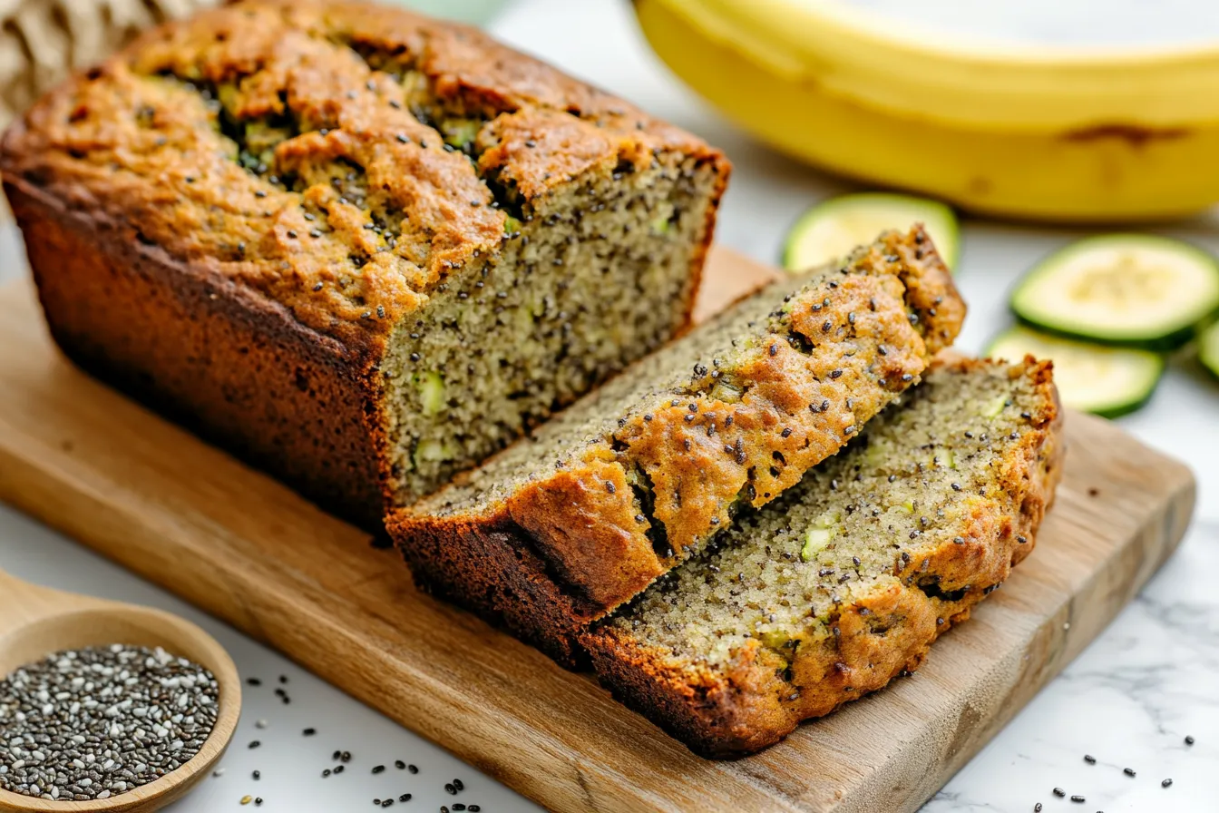 Easy zucchini banana oat bread Recipe