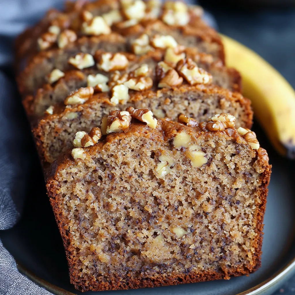 Homemade Starbucks Banana Nut Loaf