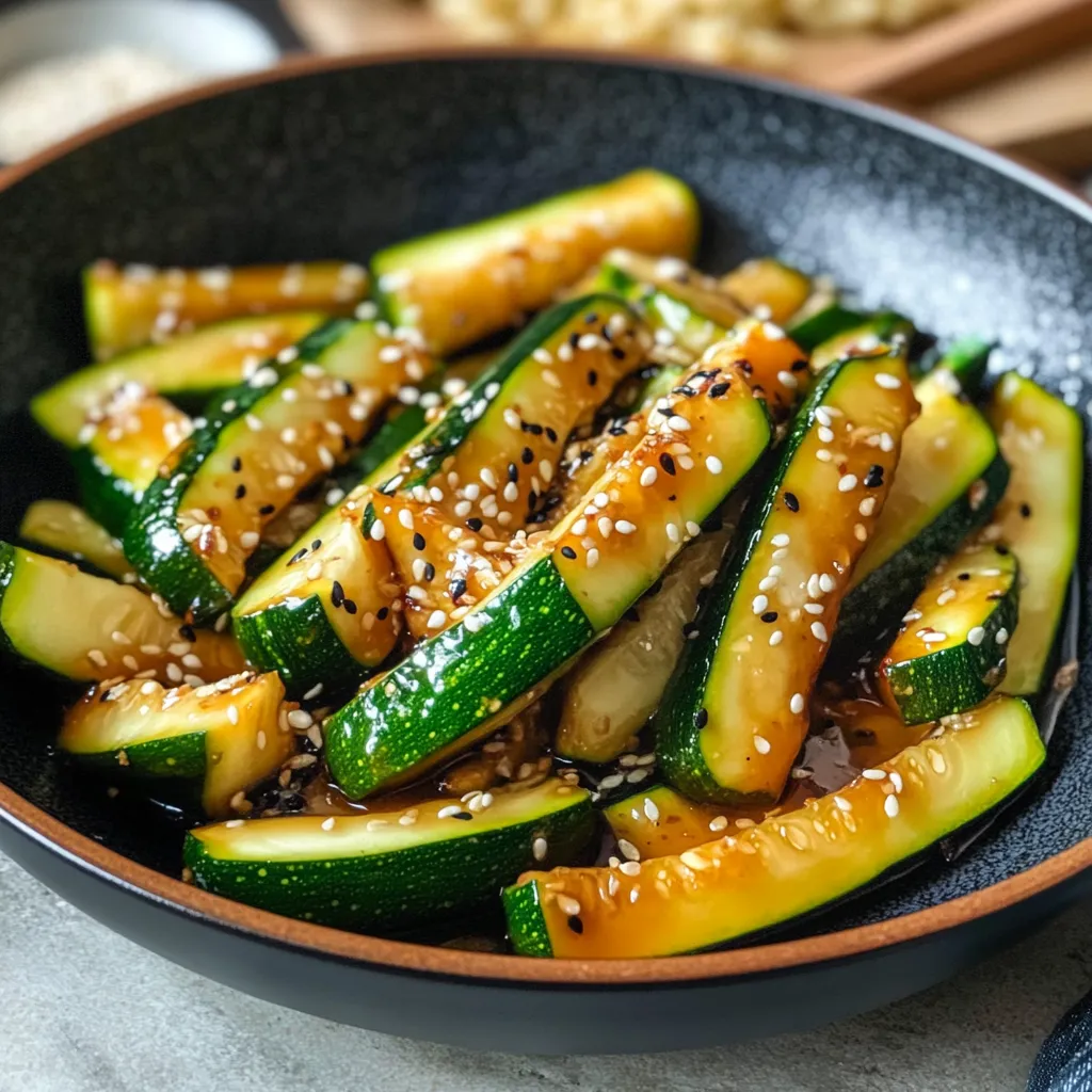 A vibrant dish of stir-fried zucchini, onions, and colorful peppers served in a bowl.