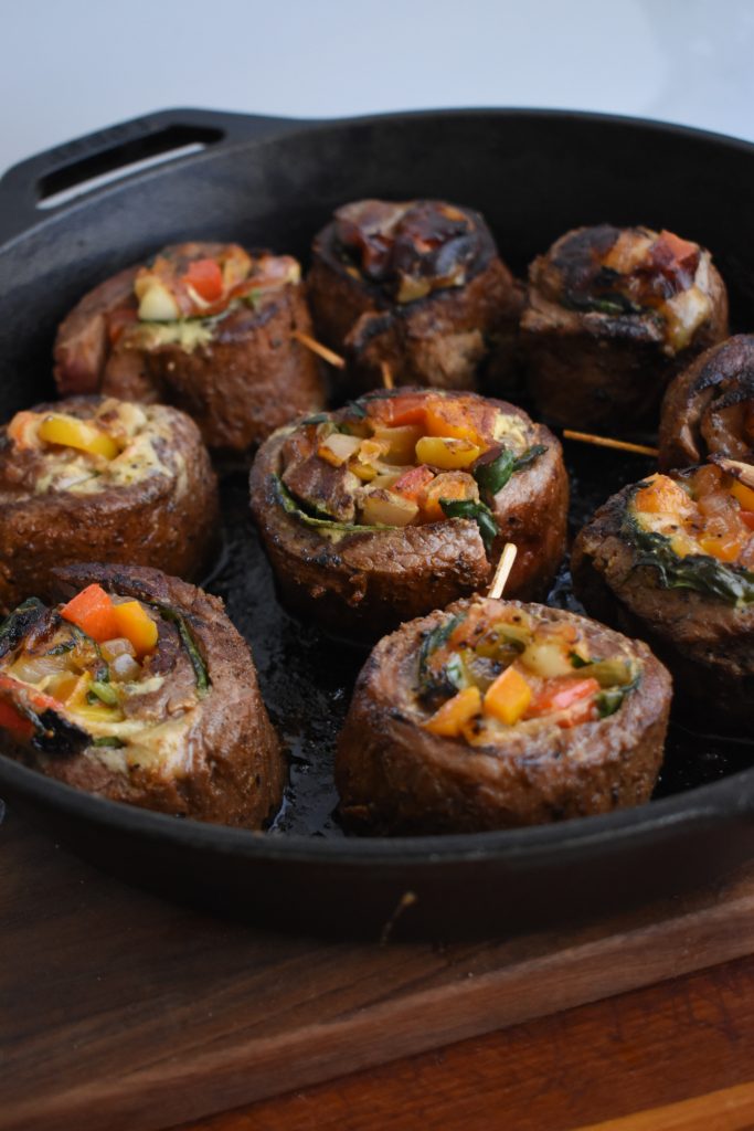 A pan of food with a fork in it.