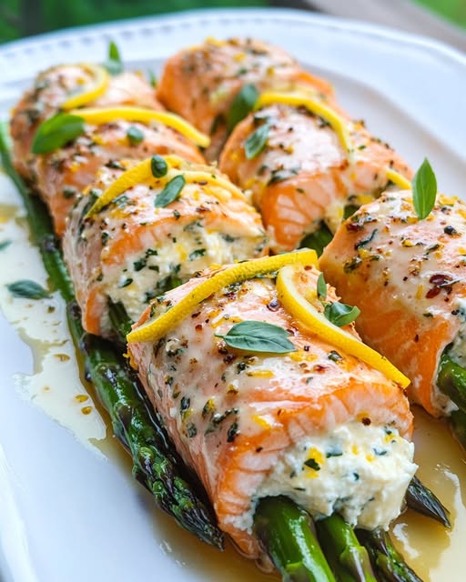 A plate of food with fish and vegetables.