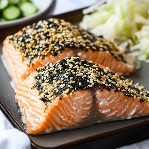 Crispy Furikake Salmon Dish