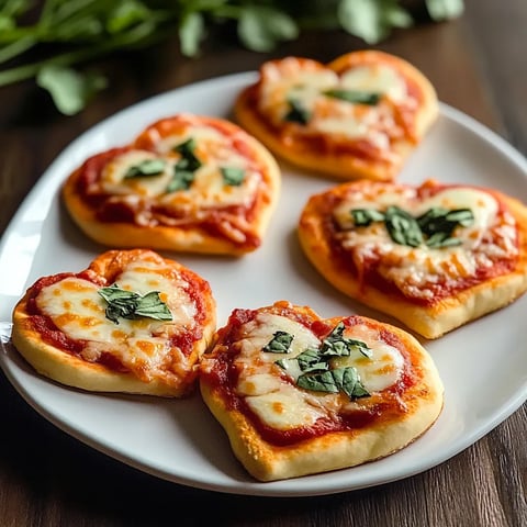 Heart Mini Pizzas