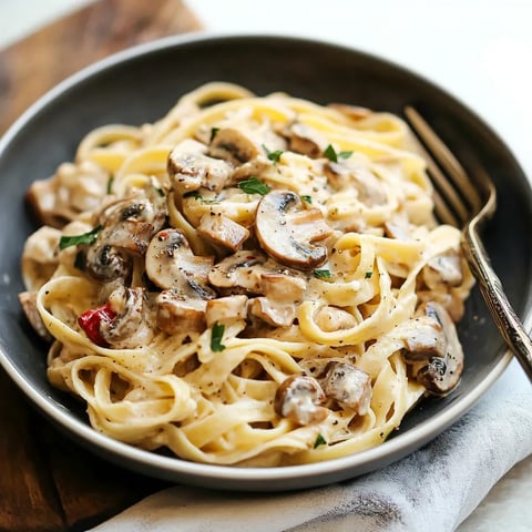 Creamy Mushroom Pasta Dish