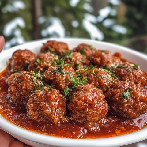 Juicy Porcupine Meatballs