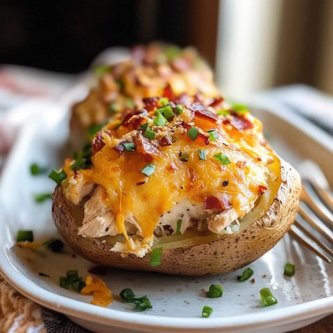 Crack Chicken Stuffed Baked Potatoes