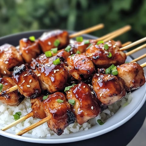 Teriyaki Chicken Skewers