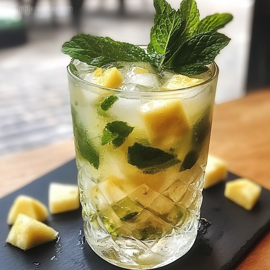 Cocktail Mojito à l'Ananas