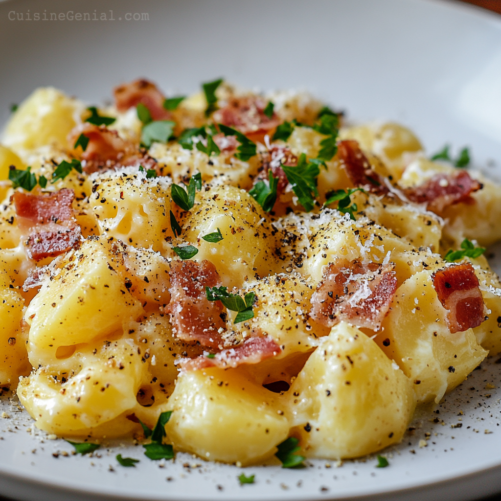 Carbonara de Pommes de Terre