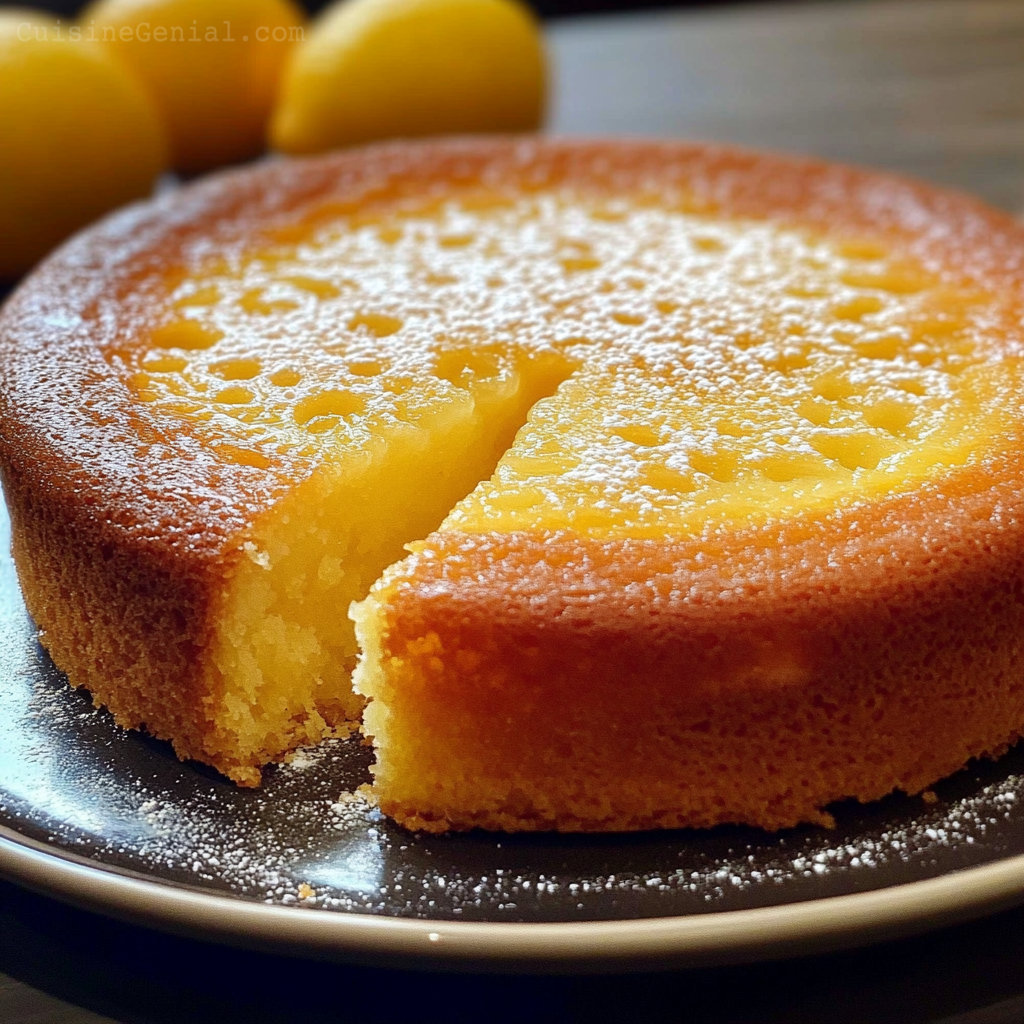 Gâteau Moelleux au Citron