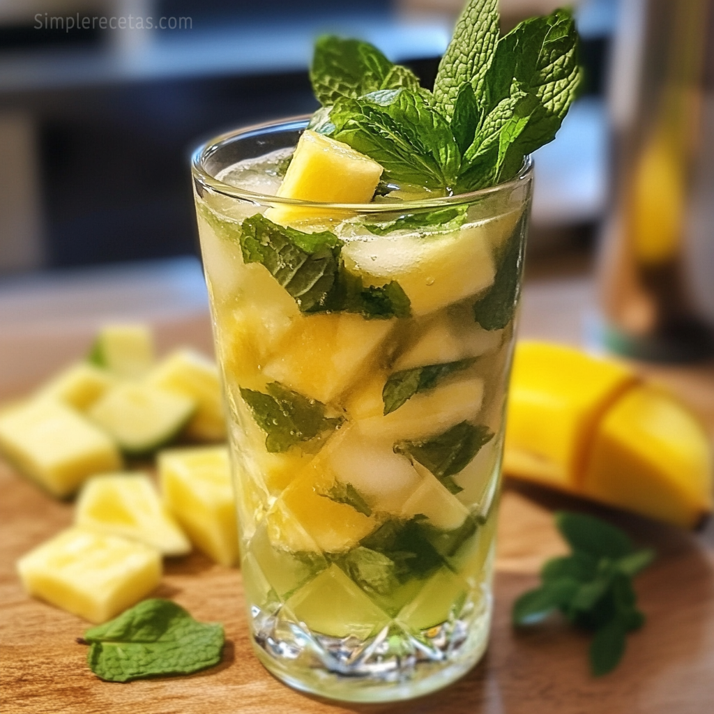 Cocktail Mojito à l'Ananas