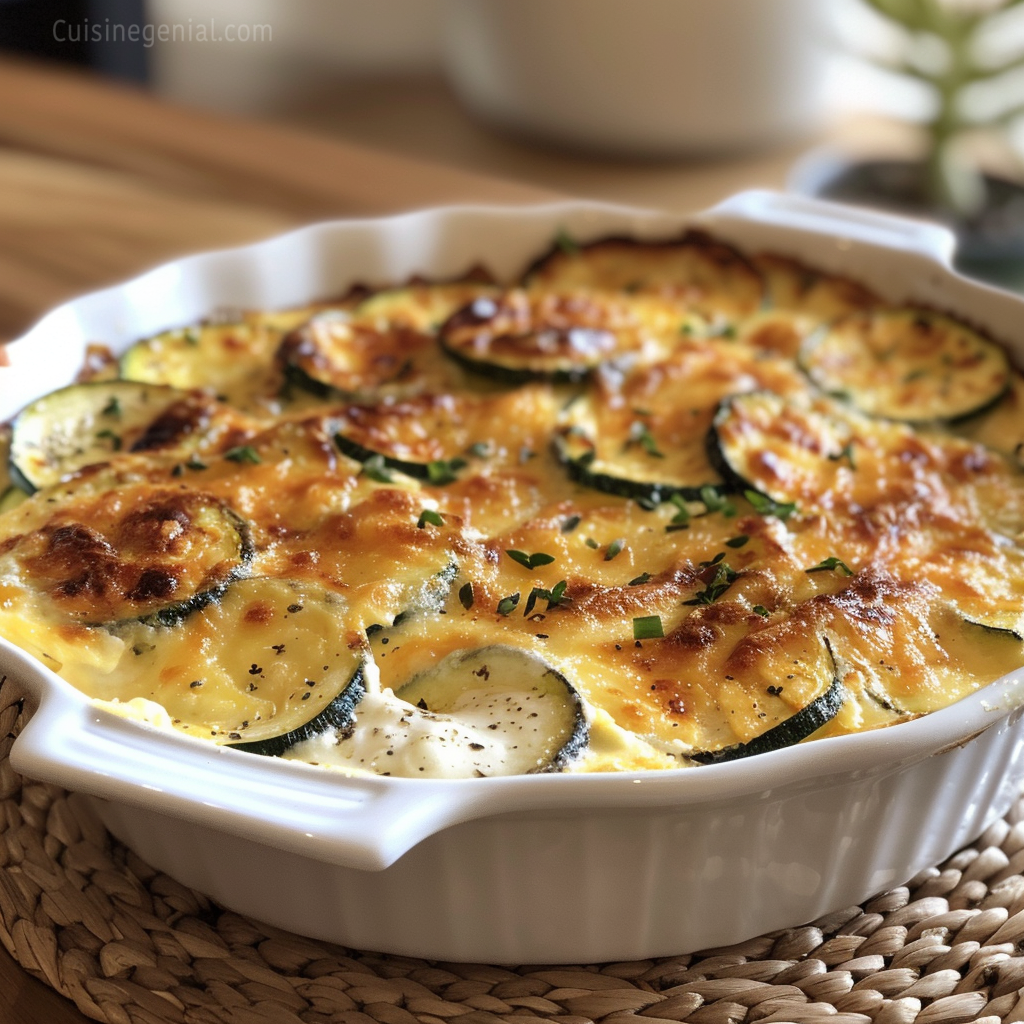 Gratin de courgettes de mamie