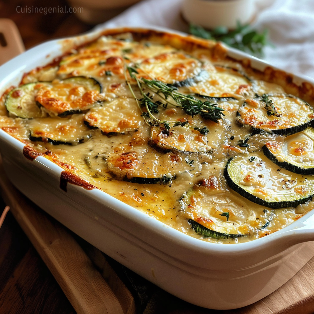 Gratin de courgettes de mamie