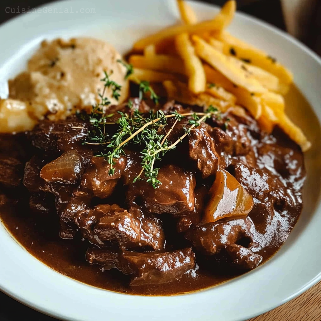 Carbonade Flamande avec Frites