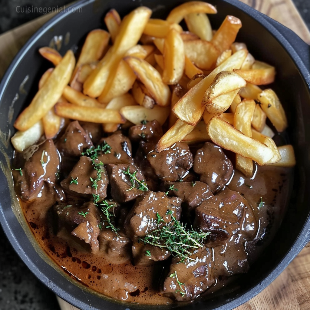 Carbonade Flamande avec Frites