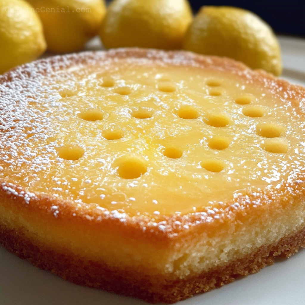 Gâteau Moelleux au Citron