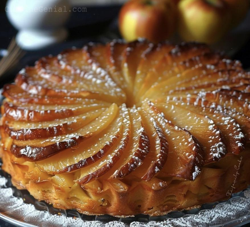 Fondant aux pommes mascarpone