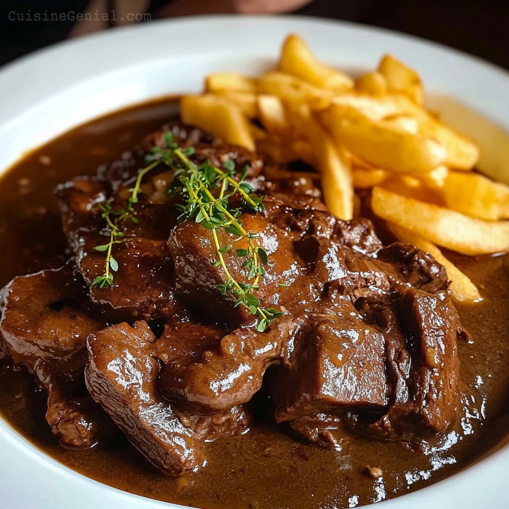 Carbonade Flamande avec Frites