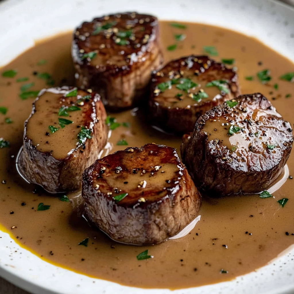 Filet De Bœuf avec Sauce aux Échalotes