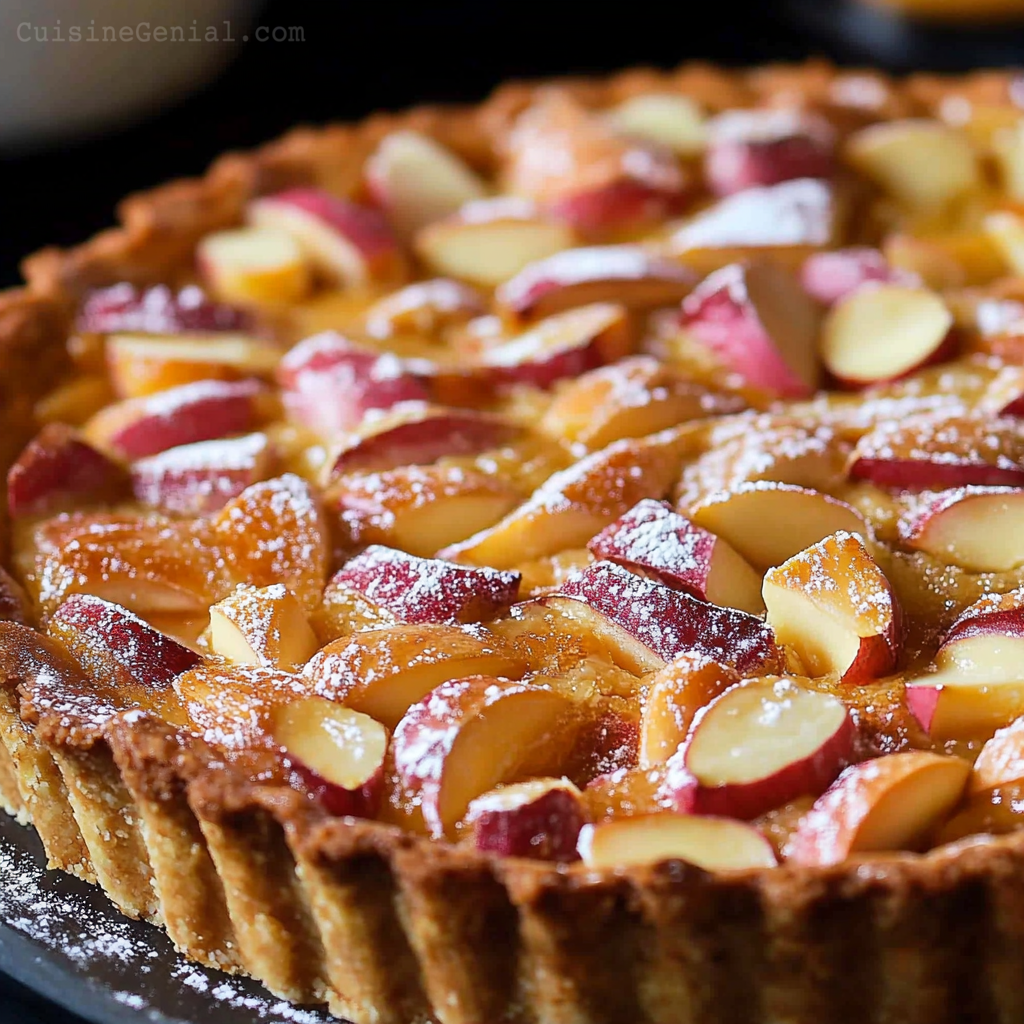 Tarte Amandine à la Rhubarbe