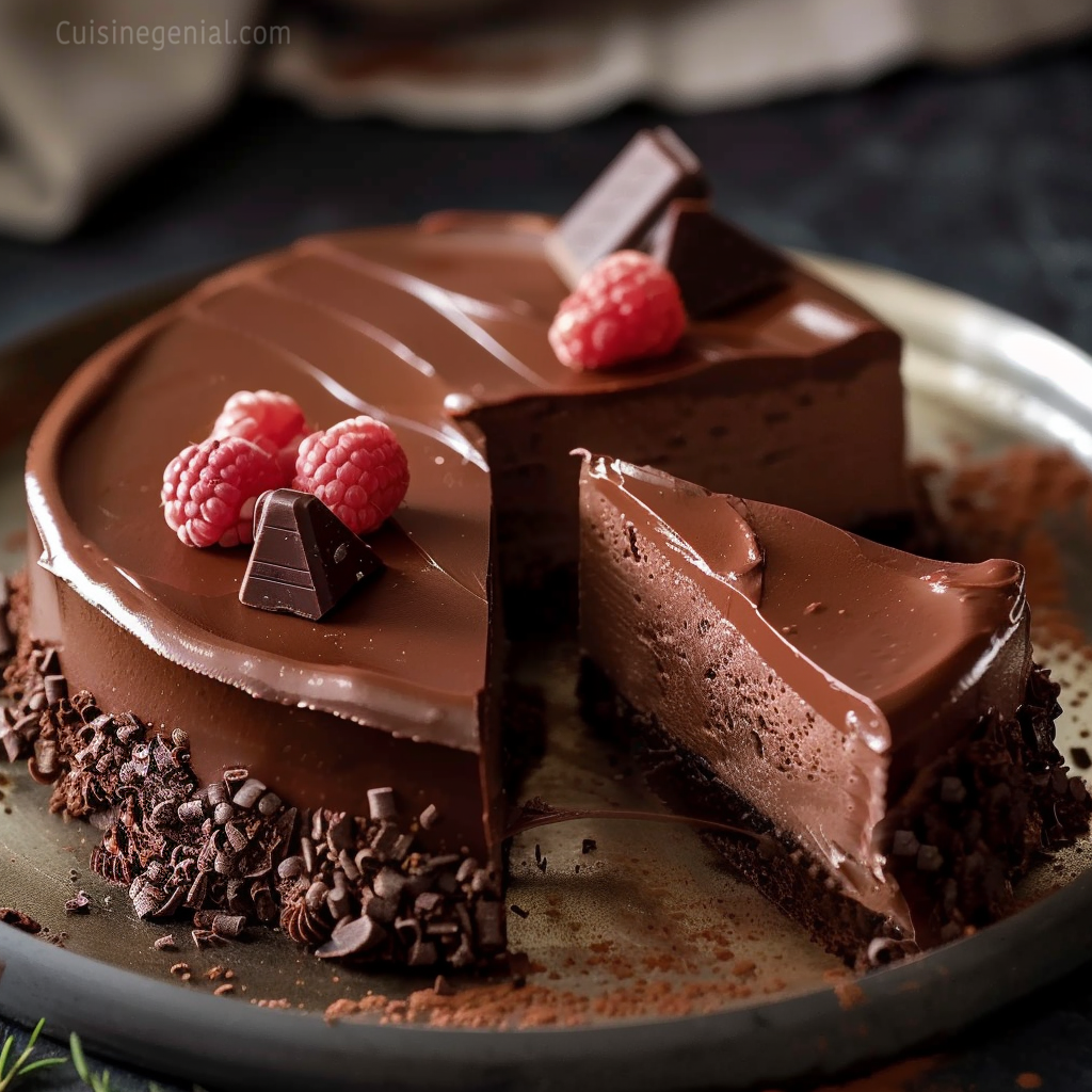 Gâteau Fondant Chocolat Mascarpone de Cyril Lignac