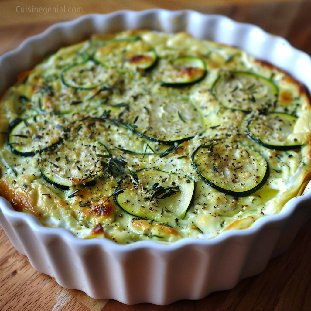 Flan De Courgettes